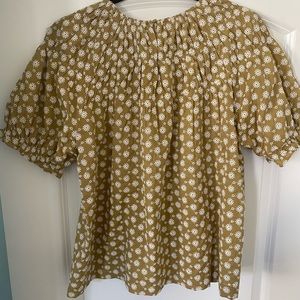 Madewell embroidered top